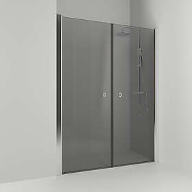 Svedbergs Duschdörr Skoga Rak Dubbel Nisch Dnisch HG Bl/Rö 178 60211490