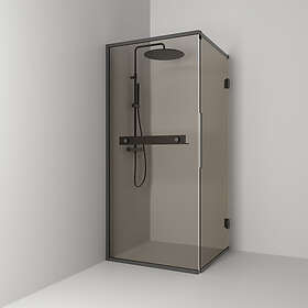 Svedbergs Duschhörn Langfoss Hörn Lfoss Bl.sv/Br 90x82x200H 60982015