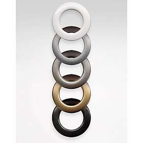 Silver Öljetter i plast för 16-19 mm gardinstång