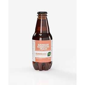 SunnRask Økologisk Kombucha Peach 330ml