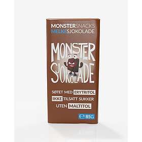 Monster Snacks Lavkarbo Belgisk Melkesjokolade 85g