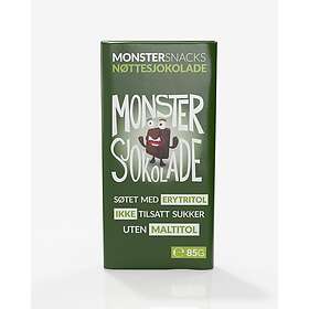 Monster Snacks Lavkarbo Belgisk Melkesjokolade m/Nøtter 85g