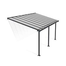 Canopia by Palram Altantak Olympia OLYMPIA PATIO COVER 3X5.46 GREY CLEAR 704219