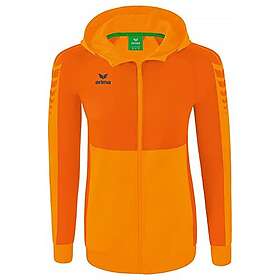 Erima Six Wings Training Full Zip Sweatshirt Orange 34 Kvinna