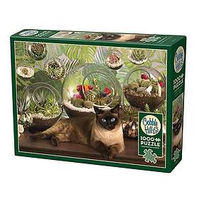 Cobble Hill Pussel Terrarium Cat 1000 bitar