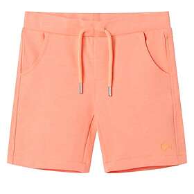 vidaXL Barnshorts med snöre neon orange 116 12061