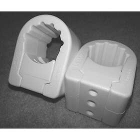 Fristad Plast Ucix-2x pulpitfäste, vit