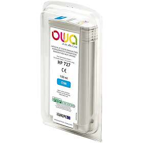 Bläck OWA HP 727 cyan 130ml