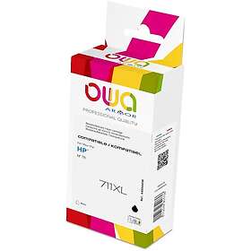 Bläck OWA HP 711 svart 80ml