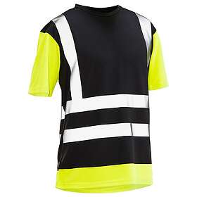 Jobman T-shirt Varsel 5126 Svart/Gul XL 65512651-9921-7