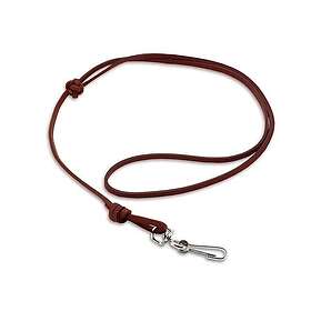 Mystique Lädersnodd till visselpipa Ljusbrun