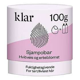 Klar Schampobar Vitt vete och Luktärtor 100g