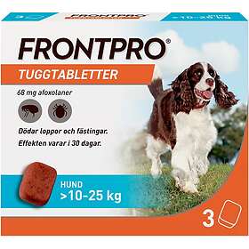 Frontpro 68 mg tuggtabletter för hund 10-25kg 3 st