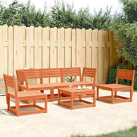 vidaXL Lounge Set 5 Deler Solid Furu 3216972