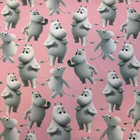 ZannaZ Moomin, pale rose Moomin By