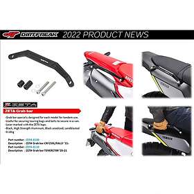 Zeta Honda Ze94-8100 Passenger Holder Silver