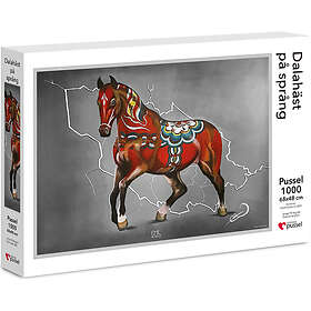 Övrigt Dalahäst på språng 1000 Bitar