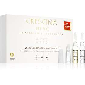 Crescina Transdermic 200 Re-Growth and Anti-Hair Loss vård som främjar hårtillväxten och hindrar håravfall för män 20x3,5ml