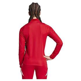 Adidas Tiro24 Half Zip Sweatshirt Training Röd 2XS Regular Kvinna