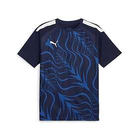 Puma Individualliga Graphic Short Sleeve T-shirt Blå S Man