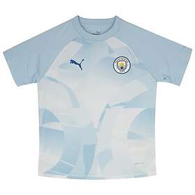 Puma Manchester City 23/24 Prematch Junior Short Sleeve T-shirt Blå 7-8 Years