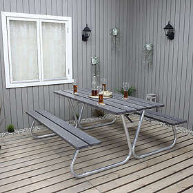 Baltic Garden Picknickbord Stabil Utan Ryggstöd 504100-3