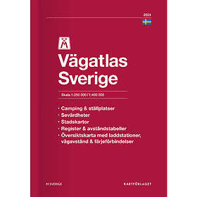: M Vägatlas Sverige 2024