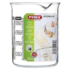 Pyrex Mätbehållare Kitchen Lab Glas (Kapacitet: 0,25l)