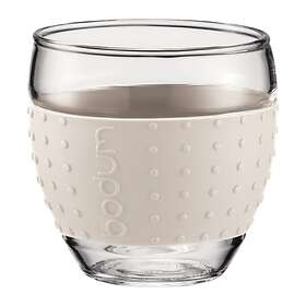 Bodum 2 st glas med silikonband PAVINA 0,35l