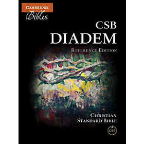 CSB Diadem Reference Edition, Black Calfskin Leather, Red-Letter Text, CS545:XRE