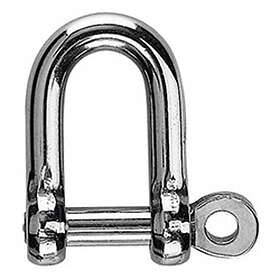 Barton Marine Stainless Steel Short Safety Pin Shackle Silver 10 mm