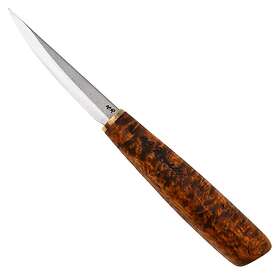 Roselli Carving knife, stained curly birch RD112
