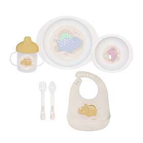 Saro Baby Feeding Set 6 Pieces Happy Dinos