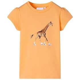 vidaXL T-shirt för barn stark orange 92 10569