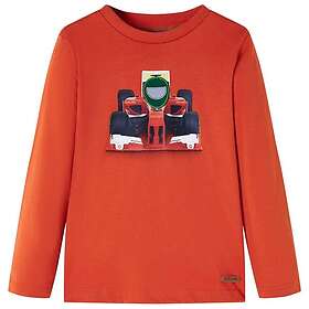 vidaXL T-shirt med långa ärmar för barn orange 104 12880