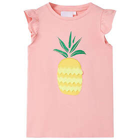 vidaXL T-shirt för barn rosa 116 11276