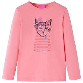 vidaXL T-shirt med långa ärmar för barn rosa 92 13584