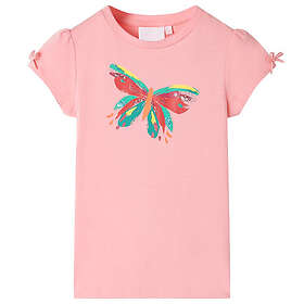 vidaXL T-shirt för barn rosa 116 11001