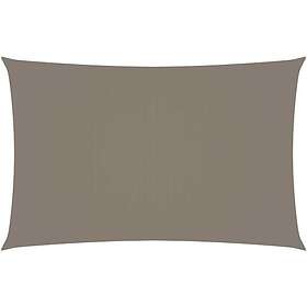 vidaXL Solsegel oxfordtyg rektangulärt 2x5 m taupe 135424