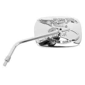 Mirror Hert Motos Custom Rearview Silver