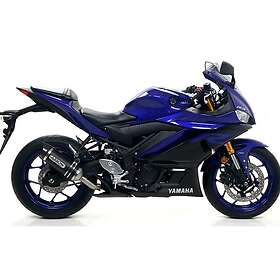 Arrow Full Line Steel System Competition Evo With Db-killer With Carbon End Cap Yamaha Yzf R3 300 ´18-20 Silver