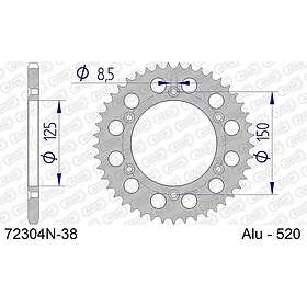 Afam 72304n Rear Sprocket Silver 48t