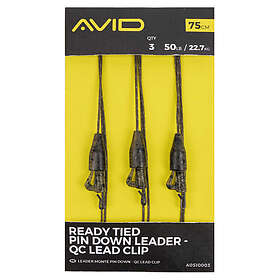 Avid Ready Tied Pin Down Leader Ringed Lead Clip