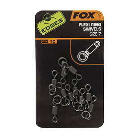 Fox Edges Flexi Ring Swivel Size 7 10-pack