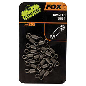 Fox Edges Swivels Standard Size 7, 20-pack