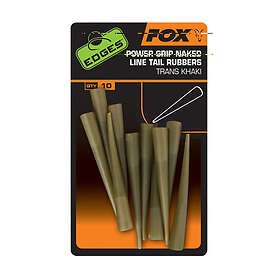 Fox Power Grip Naked Line Tail Rubbers Size 7, 10-pack