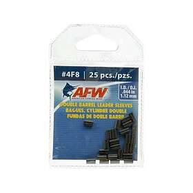 Barrel American Fishing Wire AFW Double Sleeves, Size #4F8 (1,12 mm) 25 pack