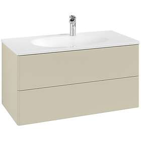 Villeroy & Boch V&B Antao Servantskap med 2 skuffer 98,8x49,6x50,4 cm, u/lys, Gr