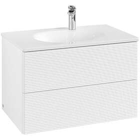 Villeroy & Boch V&B Antao Servantskap med 2 skuffer 78,8x49,6x50,4 cm, u/lys, Hv