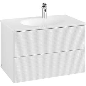 Villeroy & Boch V&B Antao Servantskap med 2 skuffer 78,8x49,6x50,4 cm, m/lys, Hv